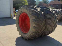 Wheels, Tyres, Rims & Dual spacers Michelin 900/50R42 MachXbib Fendt Velgen