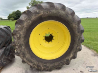 Wheels, Tyres, Rims & Dual spacers  Michelin MachXBib 710/70R42 en 600/70R28 John Deere