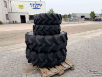 Wheels, Tyres, Rims & Dual spacers Mitas 360/70R24 + 240/70R16 Set Wielen