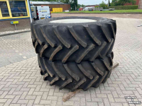 Wheels, Tyres, Rims & Dual spacers Mitas 650/65R38 incl. vaste NH velg set