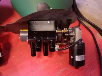 Granulate spreader Delimbe Granulaat strooier set van 2 units