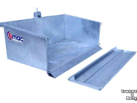 Tractor tipping boxes Qmac Trekkerbak / Transportbak / Grondbak 1.25 CAT 1