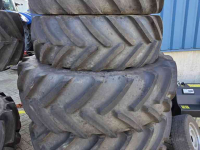 Wheels, Tyres, Rims & Dual spacers Michelin 540/65 R38 440/65 R28