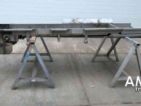 Conveyor  2500X400 MM TRANSPORTBAND VLAKKE BAND FLAT BELT CONVEYOR BELT FLACHBAND FÖRDERBAND
