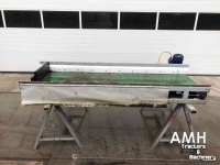 Conveyor  2200X600 MM TRANSPORTBAND VLAKKE BAND FLAT BELT CONVEYOR BELT FLACHBAND FÖRDERBAND