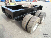 Low loader / Semi trailer  Dolly / platformaanhanger 20 ton geveerd