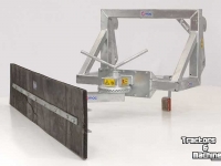 Manure scraper Qmac Modulo rubber manure scrapers 2700mm hook up Zettelmeyer