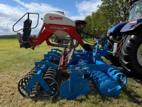 Disc harrow Lemken Heliodor K9/500 met zaaiopbouw Kuhn/Rauch