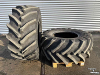 Wheels, Tyres, Rims & Dual spacers Trelleborg 600/65R28 99% TM 800