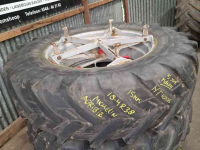Wheels, Tyres, Rims & Dual spacers Michelin 18.4R38 Dubbellucht Molcon