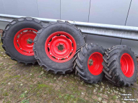 Wheels, Tyres, Rims & Dual spacers  480/65R28 Mitas + 340/65R18 Michelin