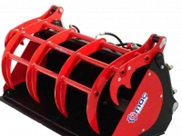 Silage Grabbucket / Grabfork Qmac Pelikaanbak / Pelikaangrijper 110 cm Compact